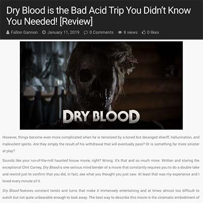 Dry Blood is the Bad Acid Trip You Didn’t Know You Needed! [Review]